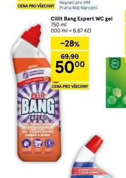 Tesco Cillit bang expert wc gel nabídka