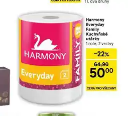 Tesco Harmony everyday family kuchyňské utěrky nabídka