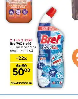 Tesco Bref wc čistič nabídka