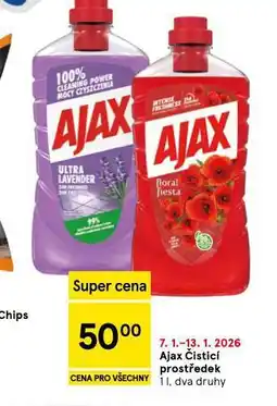 Tesco Ajax čistící prostředek nabídka