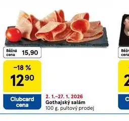 Tesco Gothajský salám nabídka