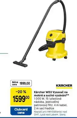 Tesco Kärcher wd3 vysavač nabídka