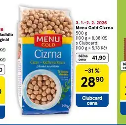 Tesco Menu gold cizrna nabídka
