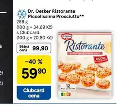 Tesco Dr. oeztker ristorante piccolissima prostiutto nabídka