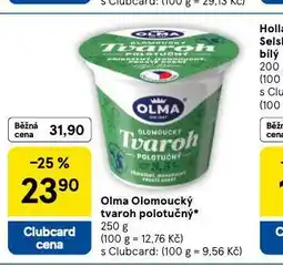 Tesco Olma olomoucký tvaroh polotučný nabídka