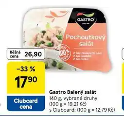 Tesco Gastro balený salát nabídka
