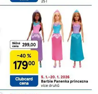 Barbie panenka princezna