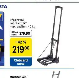 Tesco Přepravní ruční vozík nabídka