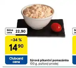 Tesco Sýrová pikantní pomazánka nabídka