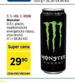 Tesco Monster nabídka