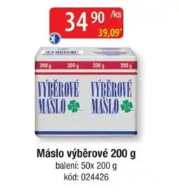 Qanto Máslo výběrové nabídka