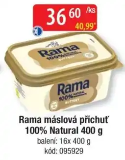 Qanto RAMA Máslová příchuť 100% natural nabídka