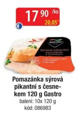 Qanto GASTRO Pomazánka sýrová pikantní s česne- kem nabídka
