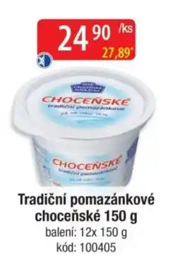 Qanto Tradiční pomazánkové choceňské nabídka