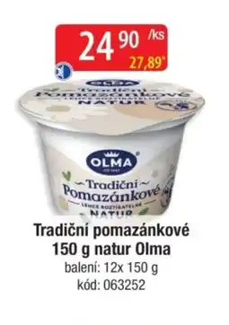 Qanto OLMA Tradiční pomazánkové natur nabídka