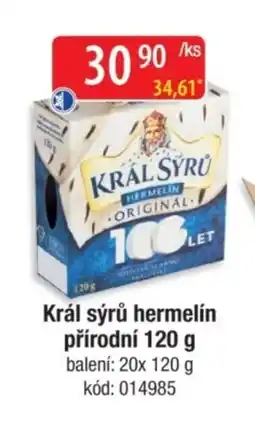 Qanto KRÁL SÝRŮ Hermelín přírodní nabídka
