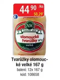 Qanto Tvarůžky olomouc- ké velké nabídka