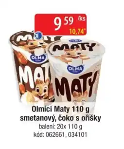 Qanto Olmíci maty smetanový, čoko s oříšky nabídka