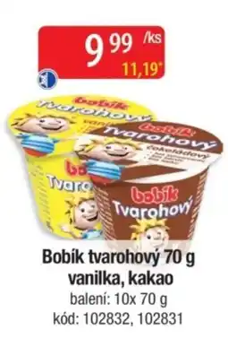 Qanto BOBIÍK Tvarohový vanilka, kakao nabídka