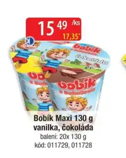 Qanto BOBIÍK Maxi vanilka, čokoláda nabídka
