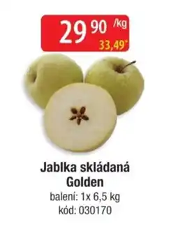 Qanto Jablka skládaná golden nabídka