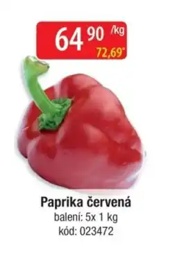 Qanto Paprika červená nabídka