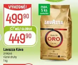 Globus LAVAZZA Káva nabídka