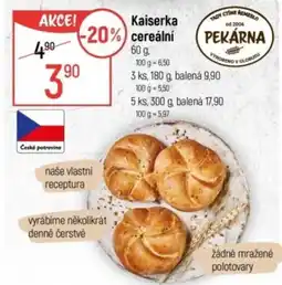 Globus Kaiserka cereální nabídka