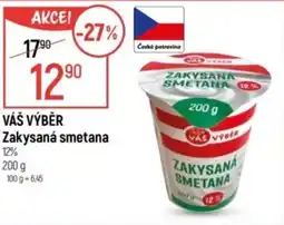 Globus VÁŠ VÝBĚR Zakysaná smetana nabídka
