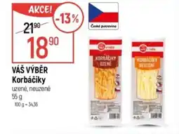 Globus VÁŠ VÝBĚR Korbáčiky nabídka