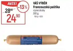 Globus VÁŠ VÝBĚR Francouzská paštika nabídka
