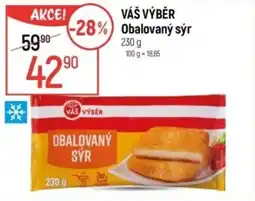 Globus VÁŠ VÝBĚR Obalovaný sýr nabídka