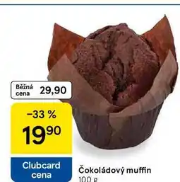 Tesco Čokoládový muffin, 100 g nabídka