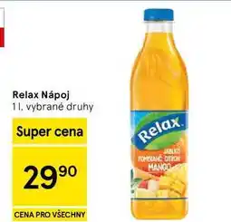 Tesco Relax Nápoj, 1 l, vybrané druhy nabídka