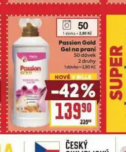 Billa Passion gold gel na praní nabídka