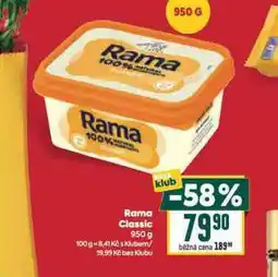 Billa Rama classic nabídka