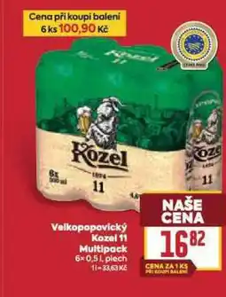 Billa Pivo velkopopovický kozel 11 nabídka