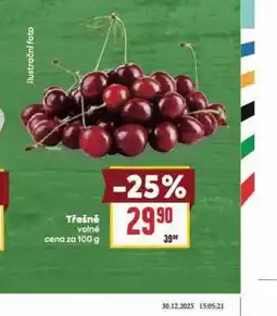 Billa Třešně nabídka