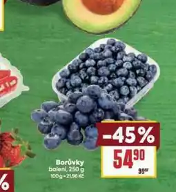 Billa Borůvky nabídka