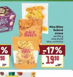 Billa Nicdee bites sušené ovoce nabídka