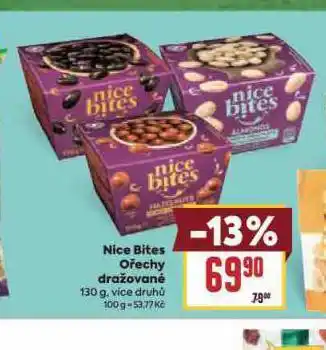 Billa Nice bites ořechy dražované nabídka