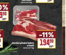 Billa Hovězí přední s kostí nabídka