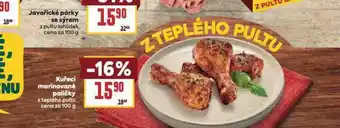 Billa Kuřecí marinované paličky nabídka
