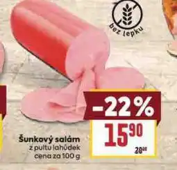 Billa Šunkový salám nabídka