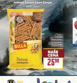 Billa Billa celozrnné těstoviny nabídka