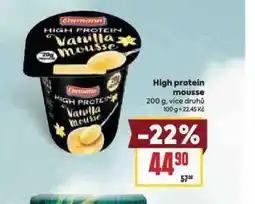 Billa High protein mousse nabídka