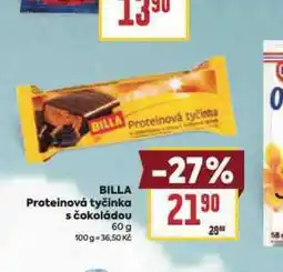 Billa Billa proteinová tyčinka s čokoládou nabídka