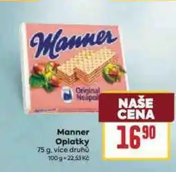 Billa Manner oplatky nabídka