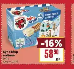 Billa Sýr a křup rodinné nabídka