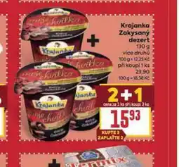 Billa Krajanka zakysaný dezert nabídka